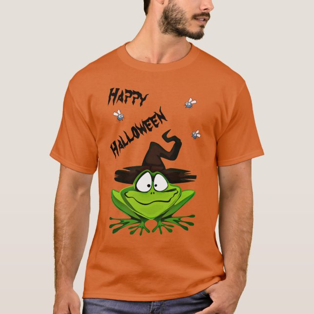 happy halloween t shirt (Framsida)