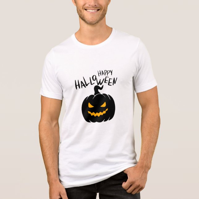 Happy Halloween T Shirt (Framsida)