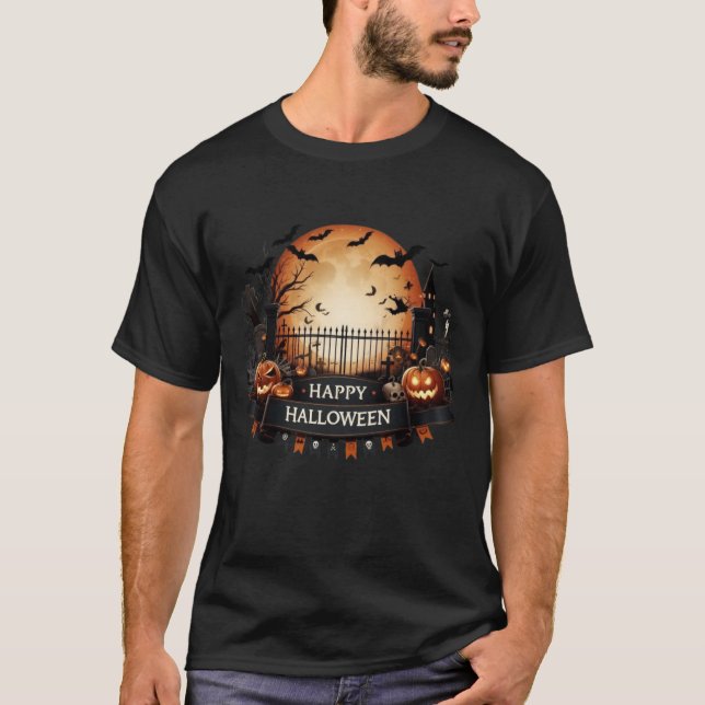Happy halloween t shirt (Framsida)