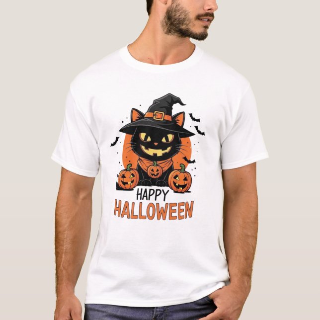 Happy halloween t shirt (Framsida)