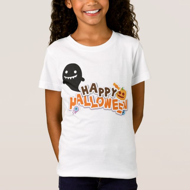 happy halloween t shirt (Framsida)