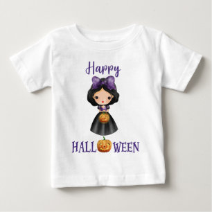 Happy halloween t-shirt Girl Baby Princess t-shirt