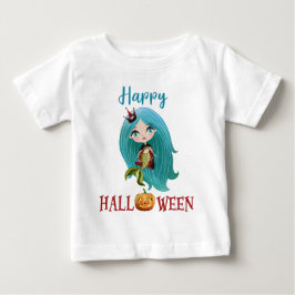 Happy halloween t-shirt Girl Baby Sjöjungfru t-shi