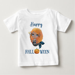 Happy halloween t-shirt Girl Baby Sjöjungfru t-shi
