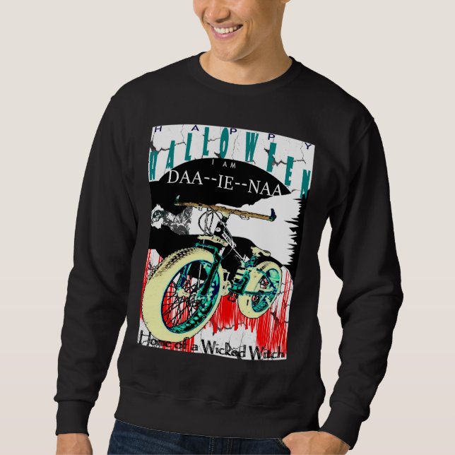 Happy halloween T-Shirt Lång Ärmad Tröja (Framsida)