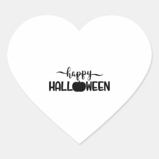 Happy halloween t shirts halloween hjärtformat klistermärke