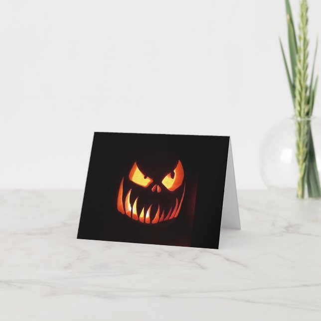 Happy halloween tack kort (Framsida)