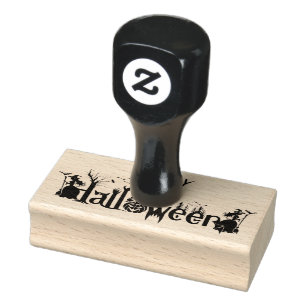 Happy halloween-talesätt stämpel