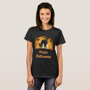Happy halloween-talesman Blått katt T-shirt