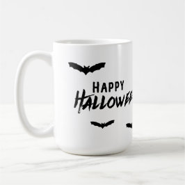 Happy halloween-taloky Haunted Fladdermus Kaffemugg