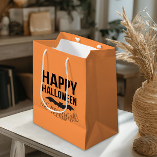 Happy halloween Tecknad Fladdermus med Namn