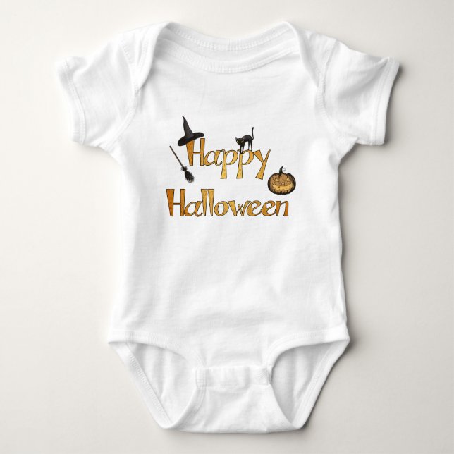 Happy halloween tee shirt (Framsida)