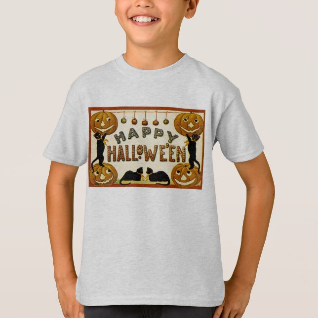 Happy halloween tee shirt (Framsida)