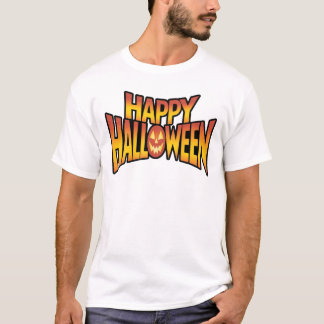 Happy halloween-textutkast t shirt