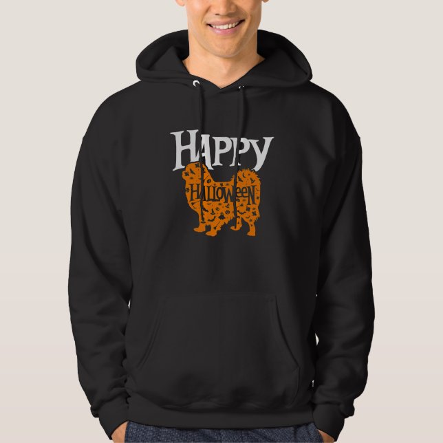 Happy Halloween Tibetan Mastiff Hoodie (Framsida)