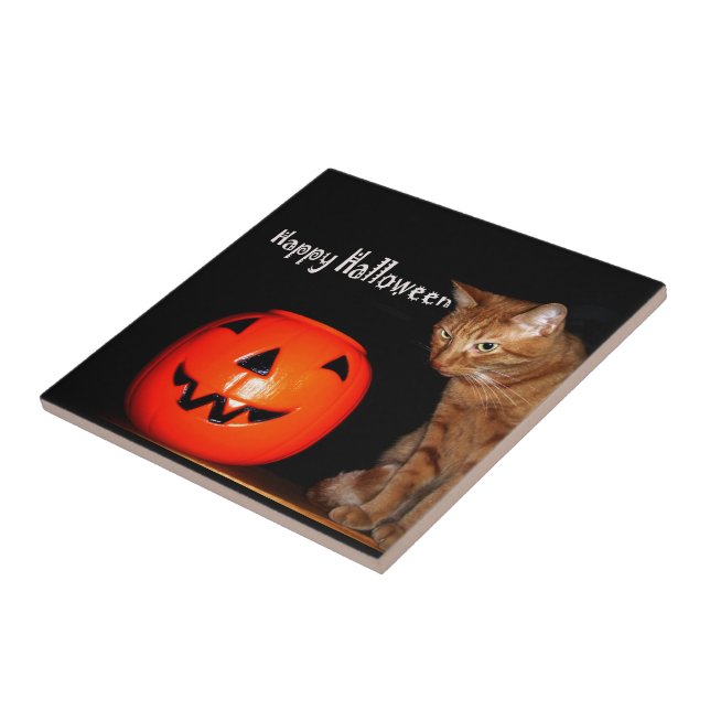 Happy halloween Tile Kakelplatta (Sidan)