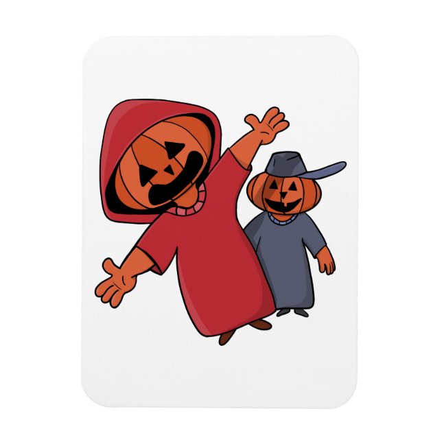 Happy halloween till dina vänner magnet (Vertikal)