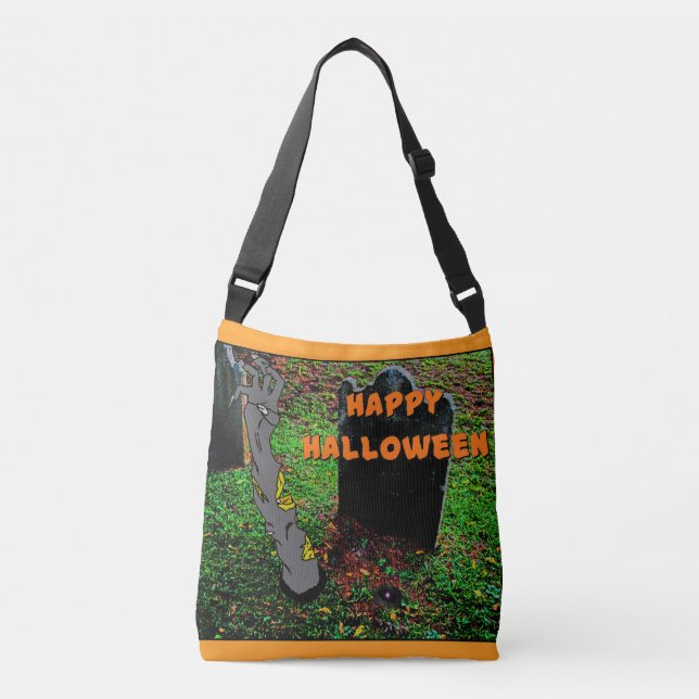 HAPPY HALLOWEEN Tote Bag Axelväska (Framsida)