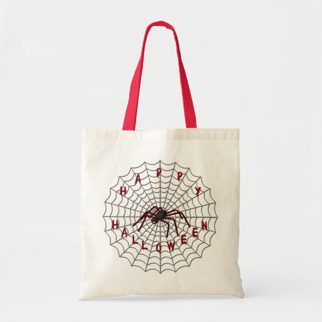 Happy halloween Tote Bag Tygkasse (Framsidan)
