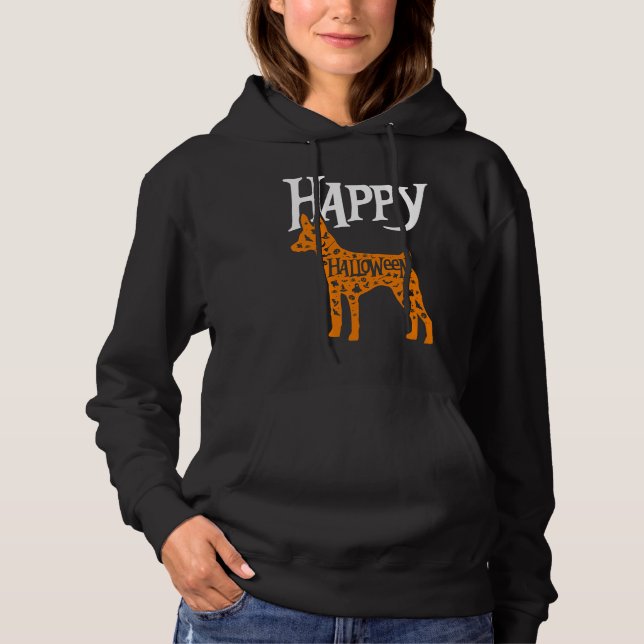 Happy Halloween Toy Fox Terrier T Shirt (Framsida)