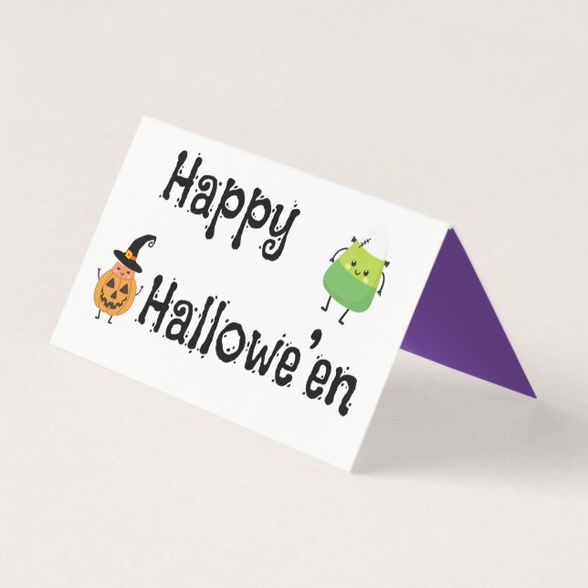 Happy halloween Treat Bag Kort (Framsida)