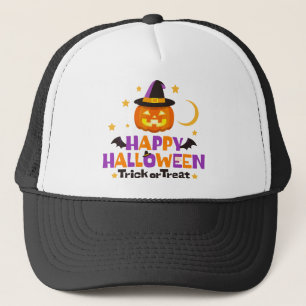 Happy halloween-trikå keps