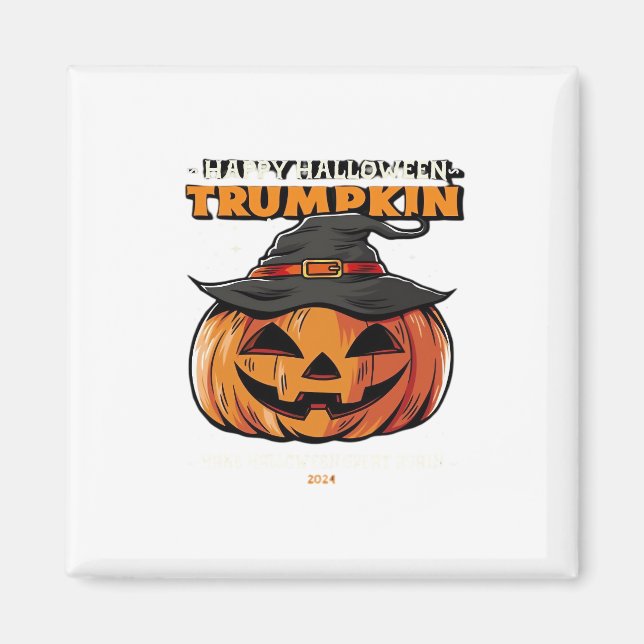 Happy halloween Trumpkin Classic Magnet (Framsidan)