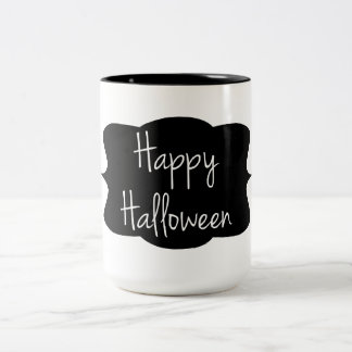 Happy halloween Två-Tonad mugg