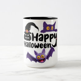 Happy halloween Två-Tonad mugg
