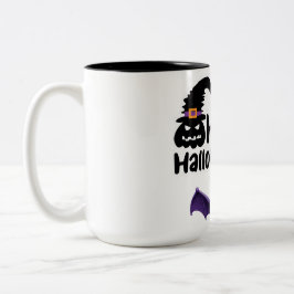 Happy halloween Två-Tonad mugg