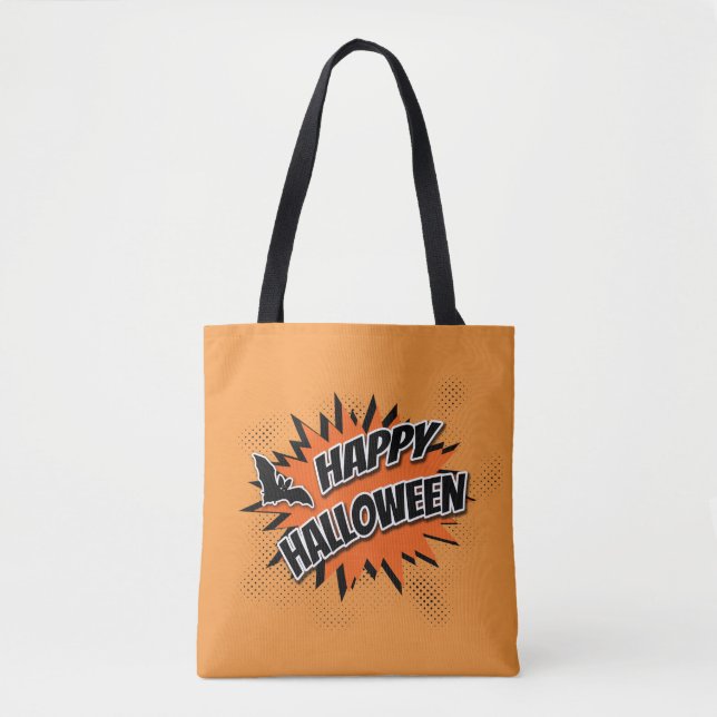 Happy halloween tygkasse (Framsida)