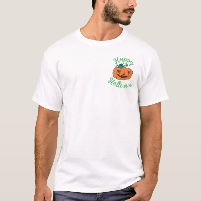 Happy halloween unisex T-Shirt (Framsida)