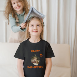 Happy halloween vintage häxa med kattungar t shirt