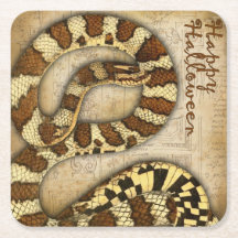Happy halloween Vintage Snakes Underlägg