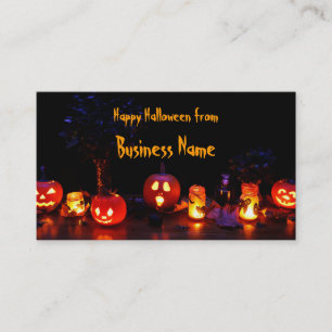 Happy halloween visitkort