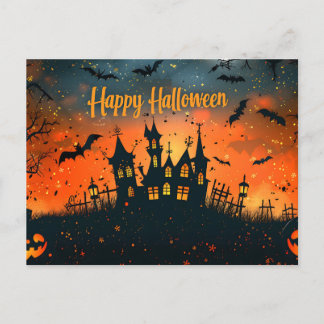 Happy halloween vykort