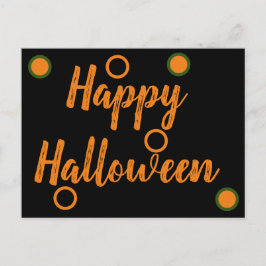 happy halloween vykort