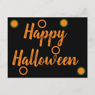 happy halloween vykort