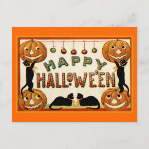 Happy halloween vykort
