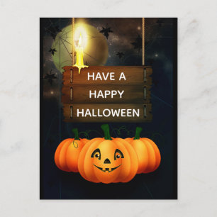 Happy halloween vykort