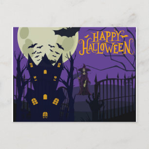 Happy halloween vykort