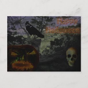 Happy halloween vykort