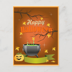 Happy halloween vykort
