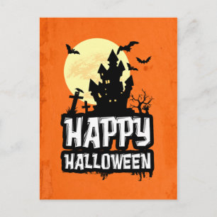 Happy halloween vykort