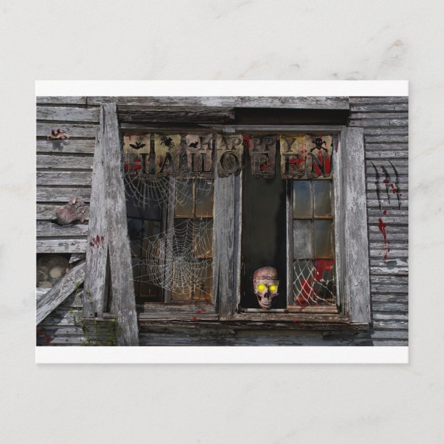 happy halloween vykort (Framsida)