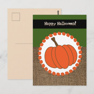 Happy halloween vykort