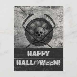 happy halloween vykort