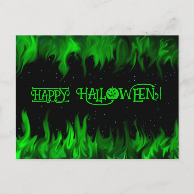 HAPPY HALLOWEEN! VYKORT (Framsida)
