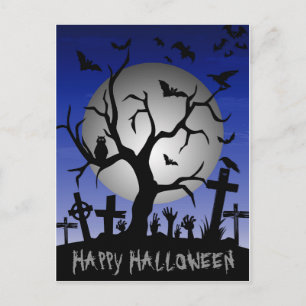 Happy halloween vykort