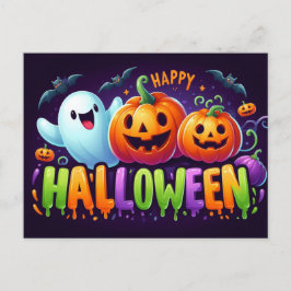 Happy halloween vykort
